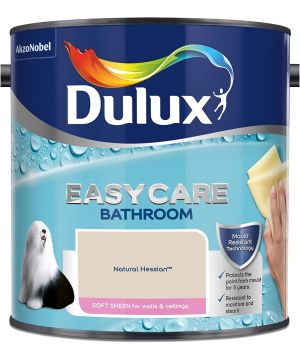 Dulux Easycare Bathroom Soft Sheen Emulsion 2.5L in Natural Hessian