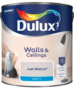 Dulux Matt Emulsion Paint Just Walnut 2.5L