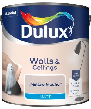 Dulux Mellow Mocha Matt Emulsion Paint 2.5L