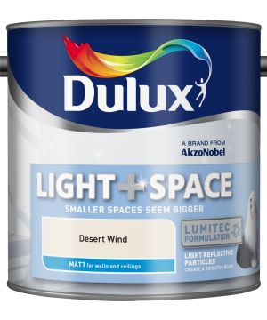 Dulux Light & Space Matt Emulsion Paint Desert Wind 2.5L