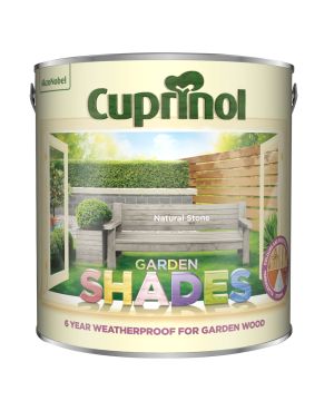 Cuprinol Garden Shades Natural Stone 2.5L exterior wood paint tin