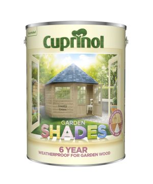 Cuprinol Garden Shades 5L Country Cream wood paint