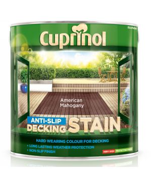 Cuprinol Anti Slip Decking Stain American Mahogany 2.5L