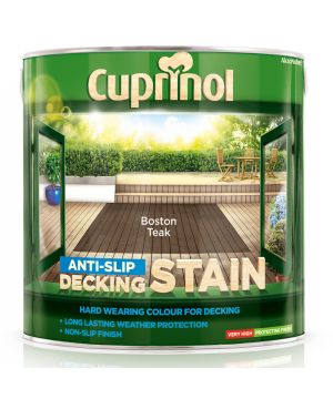 Cuprinol Anti Slip Decking Stain Boston Teak 2.5L