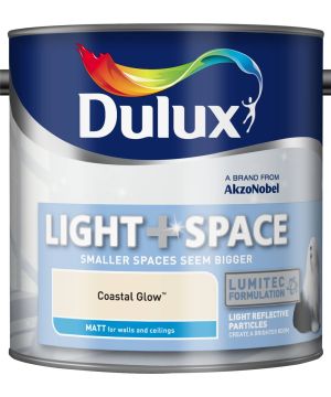 Dulux Light & Space Matt Emulsion Paint in Coastal Glow, 2.5L
