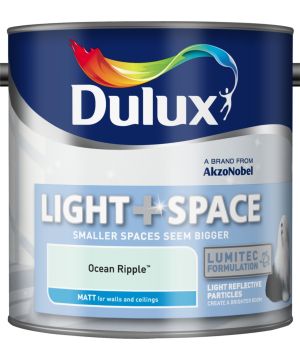 Dulux Light & Space Matt Emulsion Paint Ocean Ripple 2.5L matt paint tin