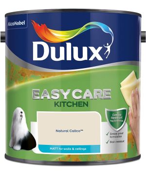 Dulux Easycare Kitchen Matt Emulsion Paint in Natural Calico, 2.5L
