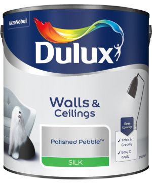 Dulux Silk Emulsion Paint - Polished Pebble - 2.5L tin