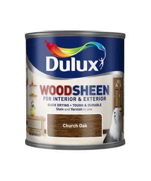 Dulux Interior and Exterior Woodsheen in French Oak, 250ml tin