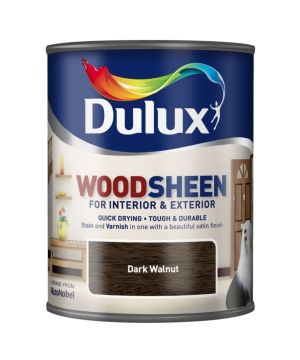 Dulux Interior/Exterior Woodsheen Dark Walnut 750ml