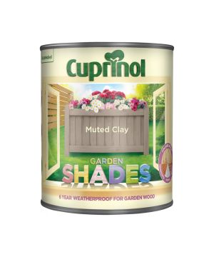 Cuprinol Garden Shades Muted Clay 1L wood and masonry paint