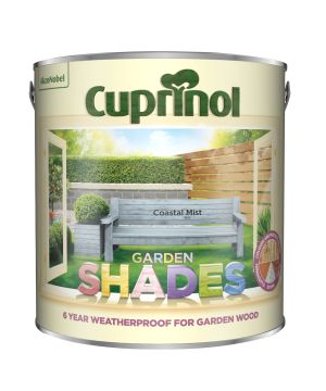 Cuprinol Garden Shades 2.5L wood paint in Coastal Mist