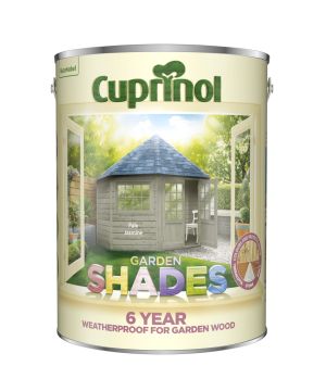 Cuprinol Garden Shades Pale Jasmine 5L exterior wood and masonry paint