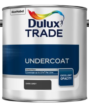 Dulux Trade Dark Grey Undercoat 2.5L matt solvent-based interior and exterior paint