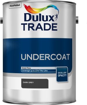 Dulux Trade Dark Grey Undercoat 5L solvent-based paint
