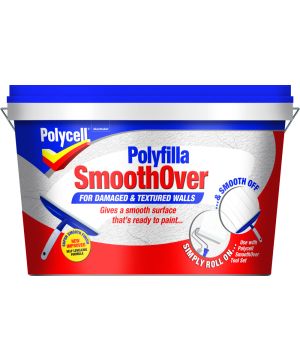 Polycell Smooth Over Ready to Use Polyfilla 2.5L drying white