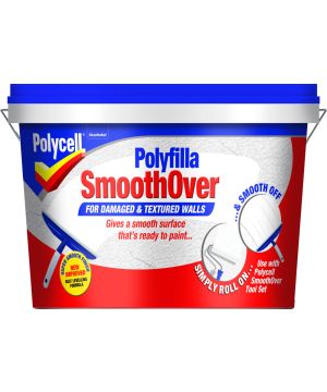 Polycell Smooth Over Damaged and Textured Walls Polyfilla, 5L tub