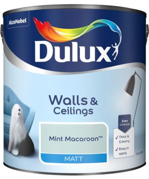 Dulux 2.5L Mint Macaroon Matt Emulsion Paint tin