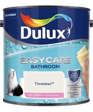 Dulux Easycare Bathroom Soft Sheen Emulsion Timeless 2.5L tin of paint