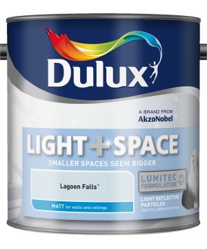 Dulux Light & Space Matt Emulsion Paint, Lagoon Falls, 2.5L