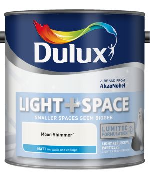 Dulux Light & Space 2.5L Moon Shimmer Matt Emulsion Paint