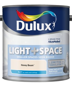 Dulux Light & Space Matt Emulsion Paint - Honey Beam - 2.5L