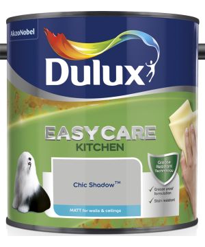 Dulux Easycare Kitchen Matt Emulsion Paint in Chic Shadow, 2.5L tin