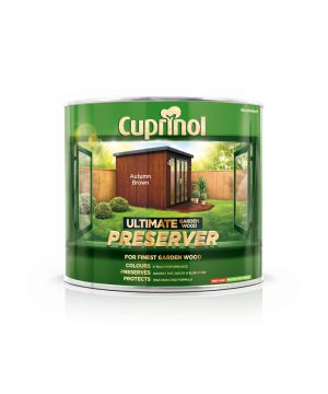 Cuprinol Ultimate Garden Wood Preserver 1L in Autumn Brown