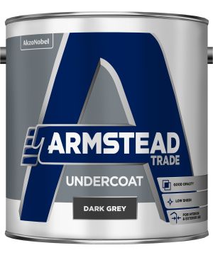 Armstead Trade Dark Grey Undercoat 2.5L solvent-based interior and exterior paint
