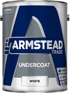 Armstead Trade Undercoat White 5L solvent-based interior and exterior matt paint