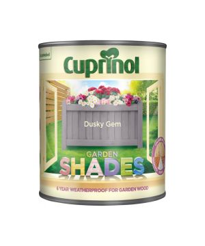 Cuprinol Garden Shades Dusky Gem 1L exterior wood paint with 6 year protection