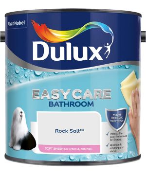Dulux Easycare Bathroom Soft Sheen Emulsion Rock Salt 2.5L tin