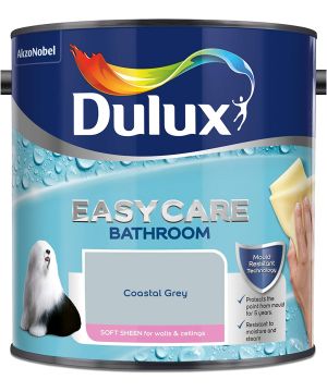 Dulux Easycare Bathroom Soft Sheen Emulsion Coastal Grey 2.5L tin