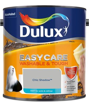 Dulux Easycare Washable and Tough Matt Emulsion 2.5L tin in Chic Shadow