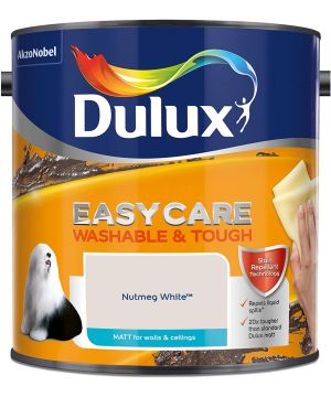 Dulux Easycare Washable & Tough Matt Emulsion Nutmeg White 2.5L