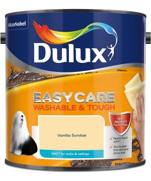 Dulux Easycare Washable & Tough Matt Emulsion in Vanilla Sundae, 2.5L