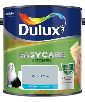 Dulux Easycare Kitchen Matt Emulsion Paint Coastal Grey 2.5L