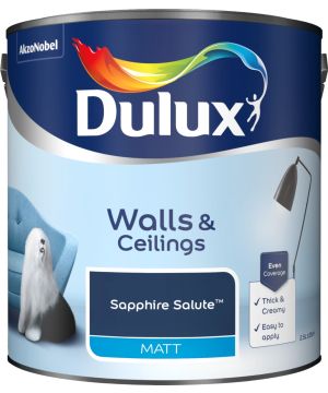 Dulux Matt Emulsion Paint Sapphire Salute 2.5L