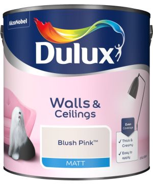 Dulux Blush Pink Matt Emulsion Paint 2.5L