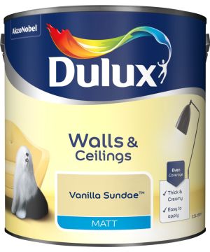 Dulux 2.5L Vanilla Sundae Matt Emulsion Interior Paint