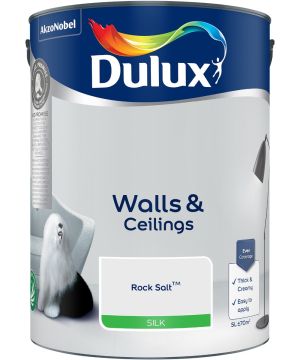 Dulux Rock Salt 5L silk emulsion interior paint