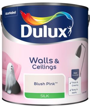 Dulux Silk Emulsion Paint Pink Blush 2.5L