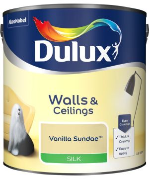 Dulux Silk Emulsion Paint - Vanilla Sundae - 2.5L