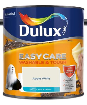 Dulux Easycare Washable & Tough Matt Emulsion Apple White 2.5L