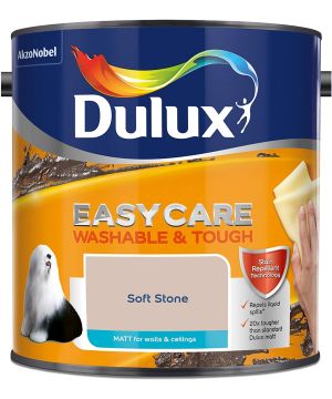 Dulux Easycare Washable & Tough Matt Emulsion Soft Stone 2.5L tin