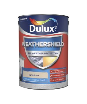 Dulux Weathershield Textured Masonry Paint Sandstone 5L