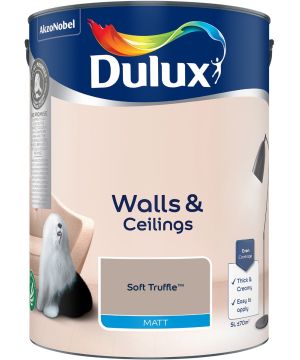 Dulux Soft Truffle 5L Matt Emulsion Paint