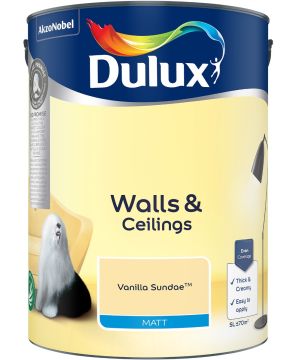 Dulux Matt Emulsion Paint Vanilla Sundae 5L