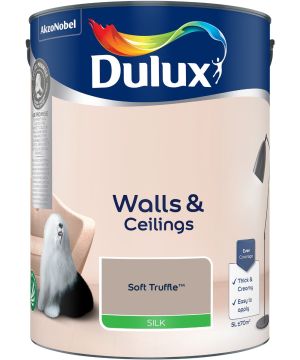 Dulux Soft Truffle 5L Silk Emulsion Paint