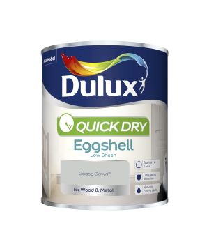 Dulux Quick Dry Eggshell Paint in Goose Down, 750ml interior wood and metal paint